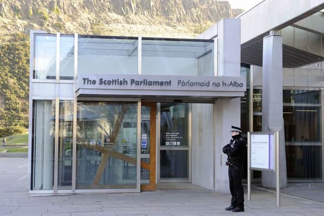 TheScottish Parliament. Picture: Michael Gillen