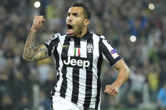 Carlos Tevez is into a Champions League final with Juve, while Alessandro Del Piero, below, was a winner in 1996 and a beaten finalist in 2003. Picture: Getty