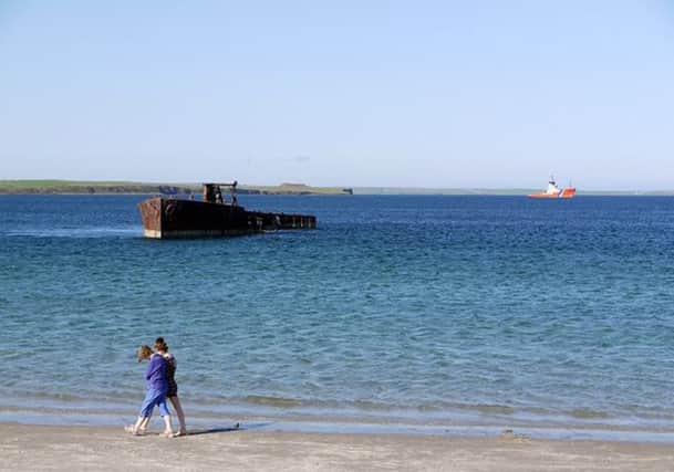 The two women were rescued in Inganess Bay, Orkney. Picture: Geograph