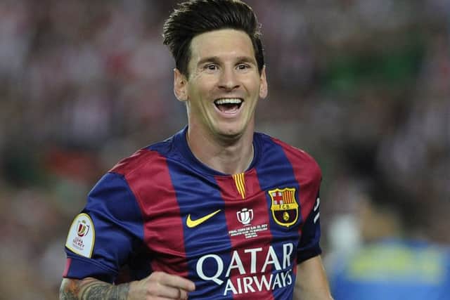 Lionel Messi scored another stunning solo goal. Picture: Getty