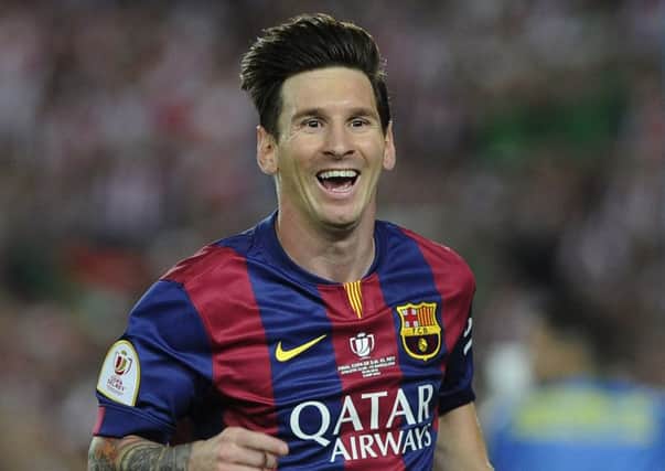 Lionel Messi scored another stunning solo goal. Picture: Getty