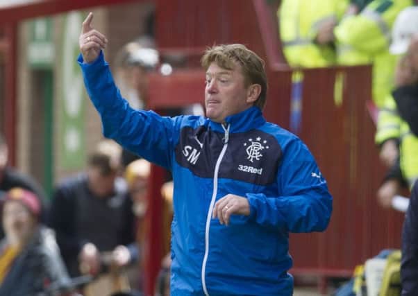 McCall insists he has what it takes to lead Rangers again next season. Picture: SNS