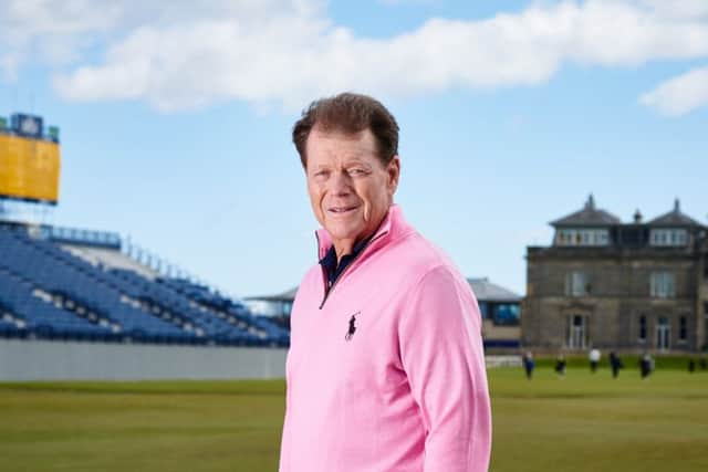 Tom Watson at St Andrews where he will play his last Open next month. Picture: Chris Allerton