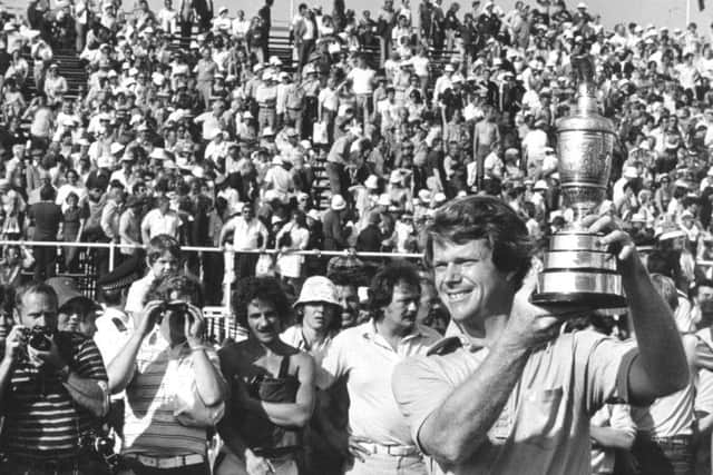 Tom Watson winning at Turnberry in 1977. Picture: Hamish Campbell
