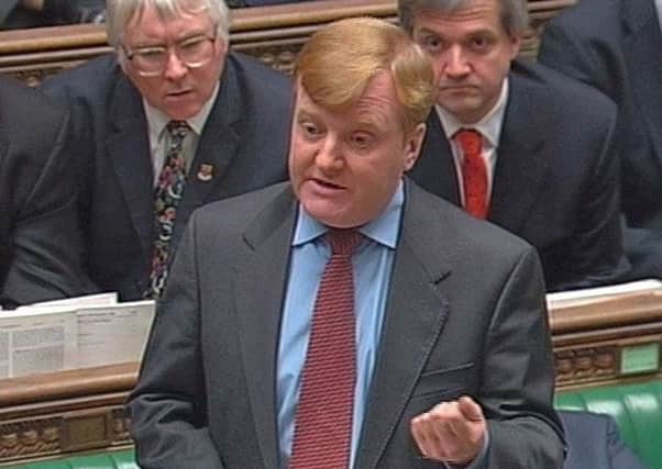 Charles Kennedy speaking in the House of Commons in 2005. Picture: PA