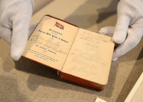 The Next of Kin exhibition includes a range of items, from the mass-produced to the intensely personal