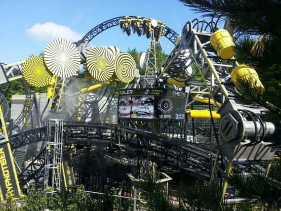 Four people are seriously injured following the accident on the Smiler