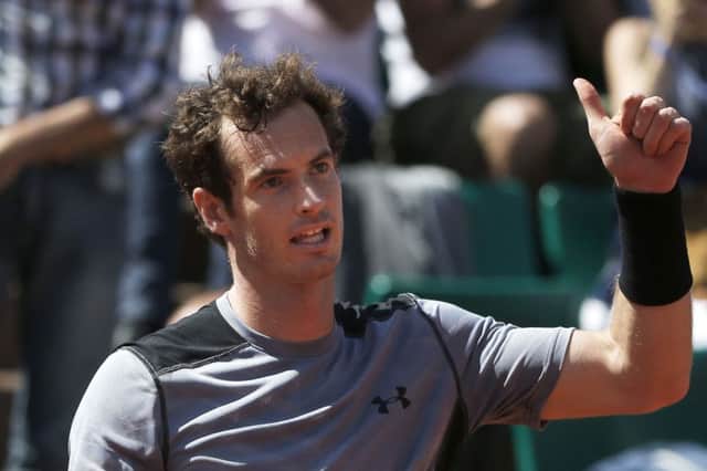 Murray's record this year confounds the cynics. Picture: AP