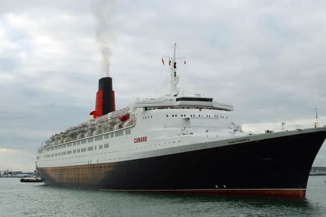 The QE2 prepares to leave Southampton in 2005. Picture: PA