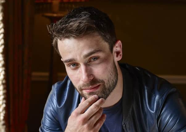 Actor Christian Cooke, who plays the character Stewart in Stonemouth. Picture: Debra Hurford Brown