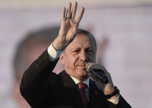 Tayyip Recep Erdogan is ubiquitous in politics. Picture: Getty