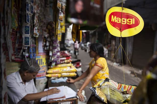 Maggi instant noodles on sale in New Delhi are at the centre of a scare. Picture: AP