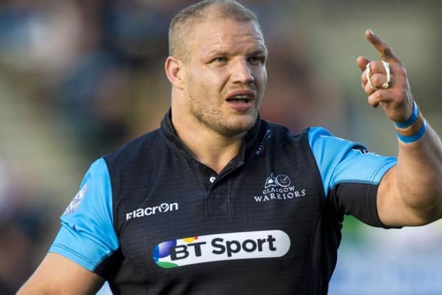 Euan Murray in action for Glasgow Warriors. Picture: SNS