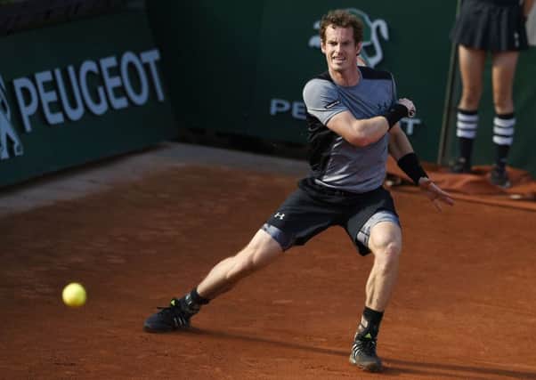 Andy Murray was in imperious form at the French Open yesterday. Picture: Miguel Medina/AP
