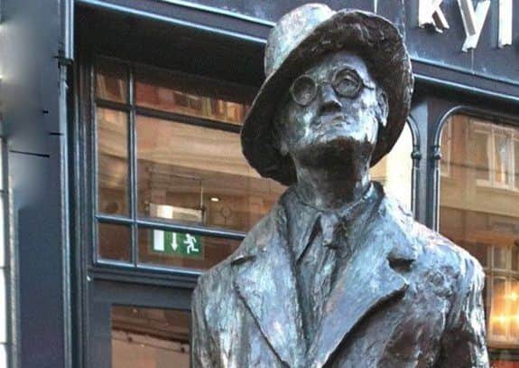 Statue of James Joyce in Dublin. Picture: Contributed