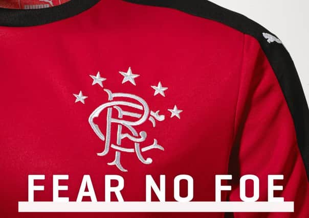 Rangers release new kit. Picture: Contributed
