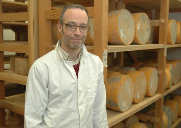 Cheese maker James Reid. Picture: Catriona Thomson