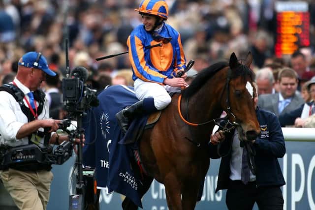 Ryan Moore is hoping to savour Oaks glory on Legatissimo after their victory in the 1,000 Guineas at Newmarket in May. Picture: Getty