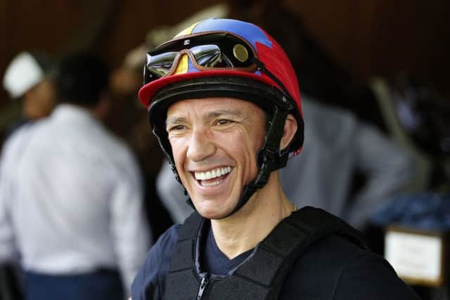 Frankie Dettori smiles at Ascot racecourse. Picture: Getty Images
