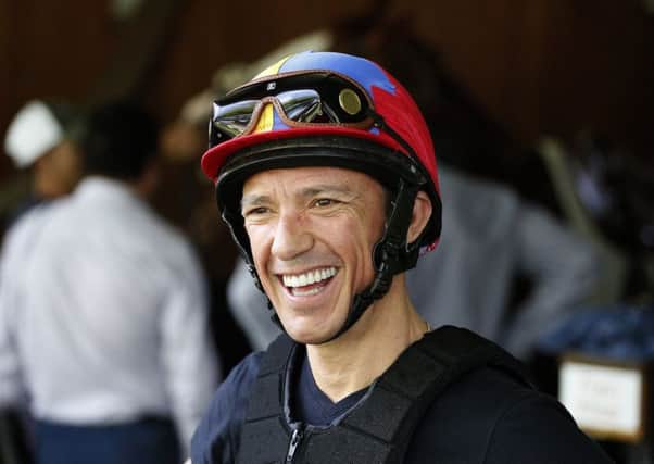 Frankie Dettori smiles at Ascot racecourse. Picture: Getty Images