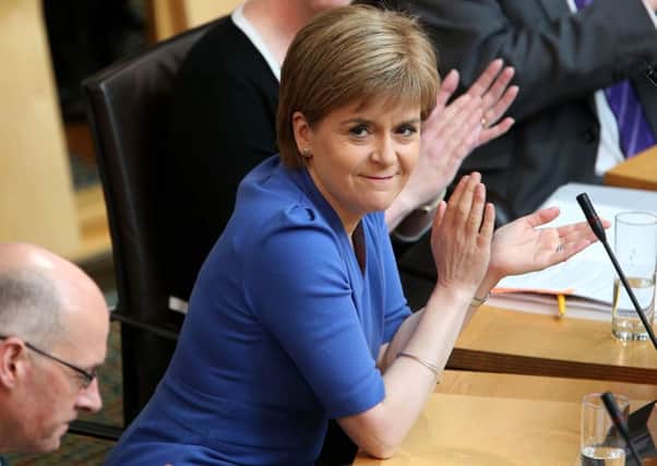 Nicola Sturgeon at FMQ's on Thursday June 4, 2015. Picture: PA