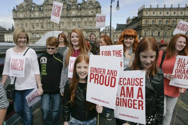The Edinburgh Ginger Parade in 2013. Picture: Toby Williams
