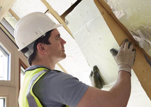 Loft insulation can improve energy efficiency. Photograph: Getty Images