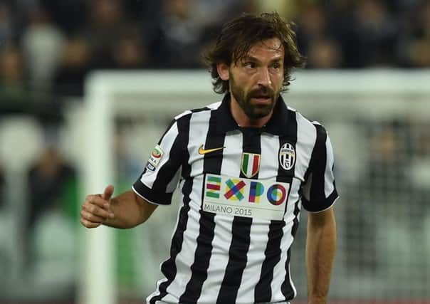 The arrival of cultured midfielder Andrea Pirlo in 2011 was key to Juventus upturn in fortunes. Neymar, right, is playing in his first Champions League final. Picture: Getty