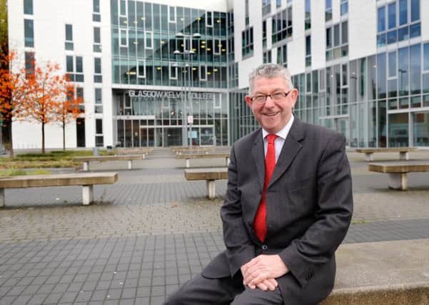 Ronnie Knox received a six-figure package when North Glasgow College was merged with two others. Picture: Jamie Forbes