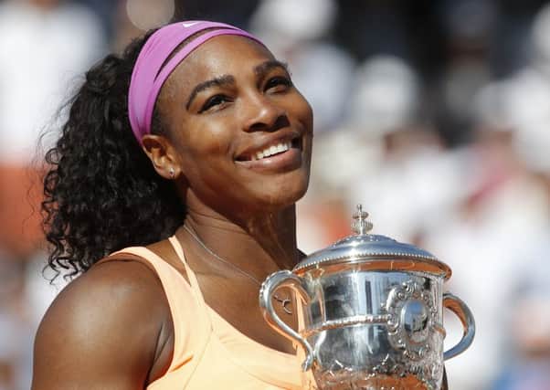 Turning 20: Serena Williams won her 20th grand slam title in Paris. Photograph: AP