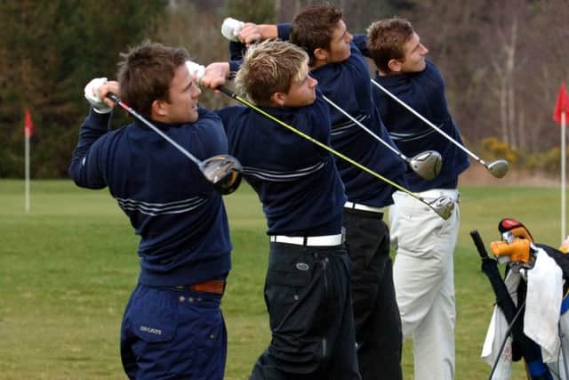 A gadget that promises to help golfers with all aspects of their game will compete for a portion of a one million pound fund. Picture: Steve Lindridge