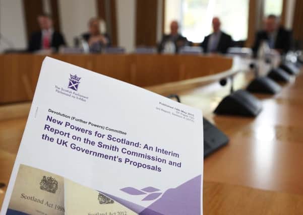 The launch of the Devolution and Further Powers Committee Interim Report on the proposed new powers for the Scottish Parliament. Picture: Andrew Cowan