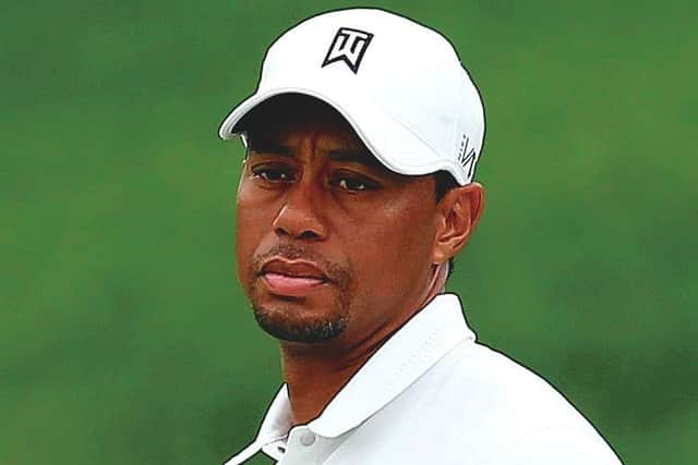 Tiger Woods: Quadruple-bogie. Picture: Getty Images