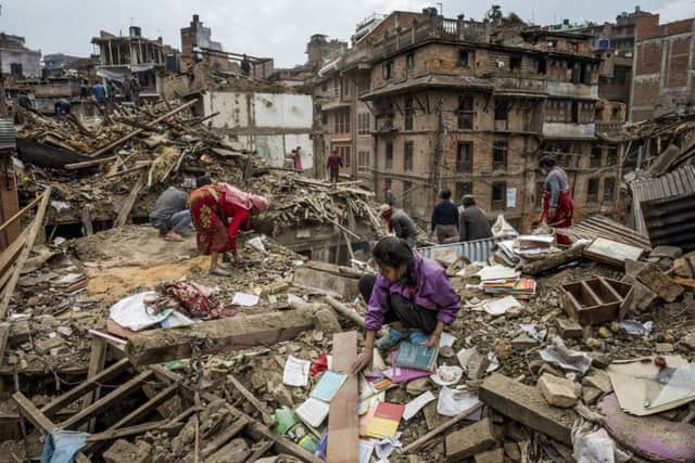 Oxfam has been raising funds to help victims of the earthquake in Nepal. Picture: Daniel Berehulak