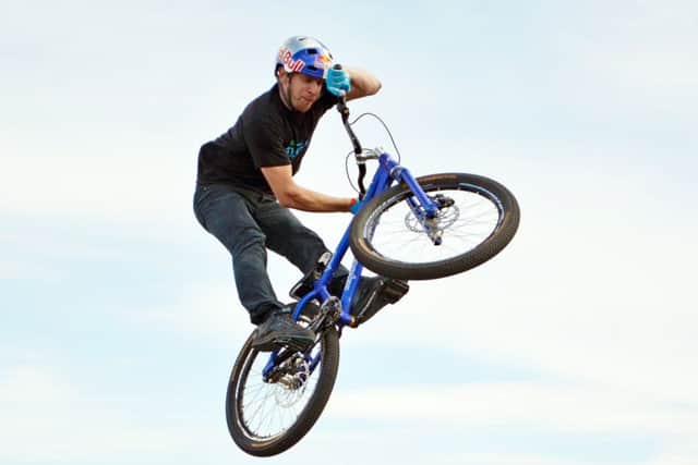 Stunt cyclist Danny MacAskill. Picture: Jamie Nicolson