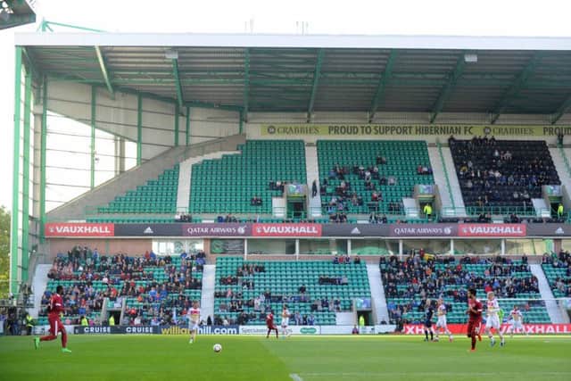Easter Road Stadium, Edinburgh. Picture: Jane Barlow