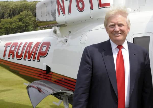 Donald Trump is to travel to Turnberry Golf Course in South Ayrshire. Picture: John Devlin