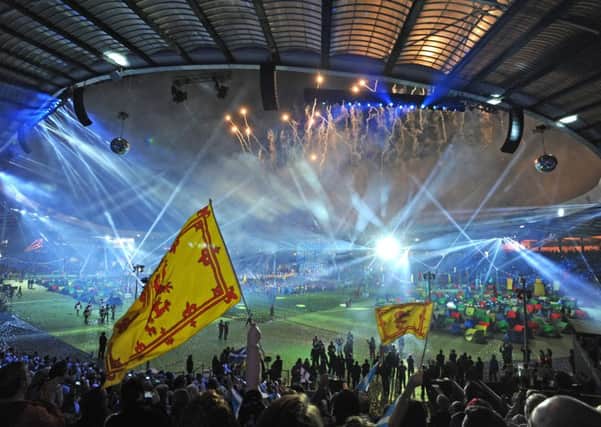The closing ceremony of the Glasgow 2014 Commonwealth Games. Picture: Jane Barlow