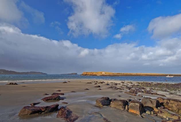 The beach at Staffin, where dinosaurs once roamed. Picture: Wiki Commons