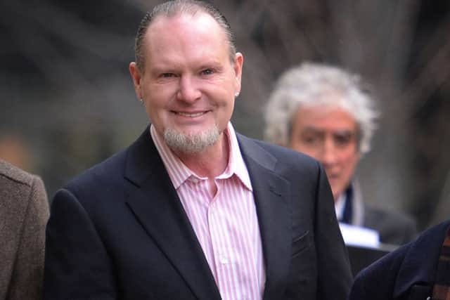Former football star Paul Gascoigne used to get paranoid hearing the Gaza Strip. Picture: PA