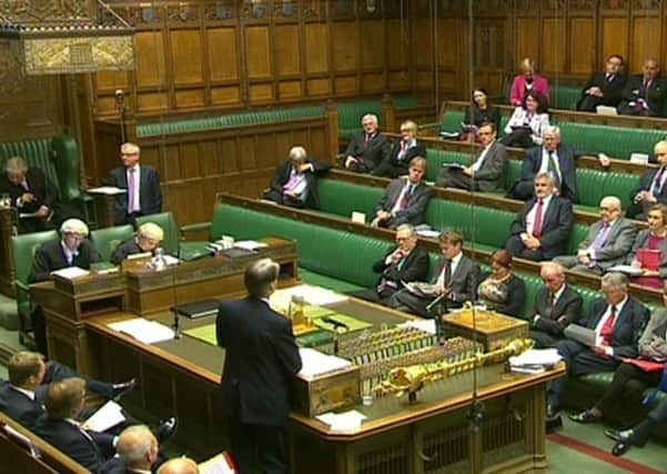 Foreign Secretary Philip Hammond speaks in the House of Commons, London, during an EU referendum bill debate. Picture: PA