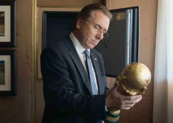 Not even an actor of the calibre of Tim Roth, as an unlikely Sepp Blatter, can save the awful United Passions. Picture: AFP/Getty