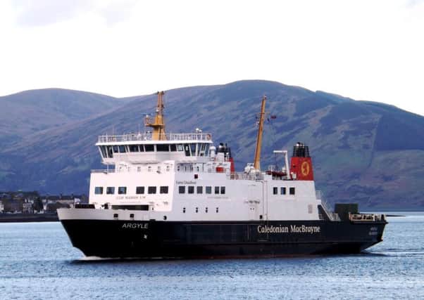 Serco will be Caledonian MacBrayne's only challenger for the ferry contract. Picture: Craig Borland