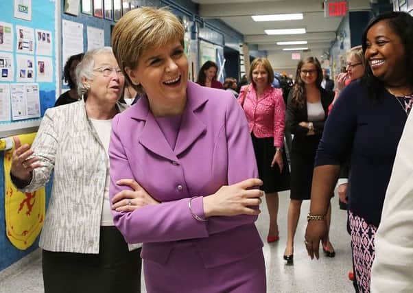 First Minister Nicola Sturgeon in Brooklyn as part of her United States tour. Picture: Getty
