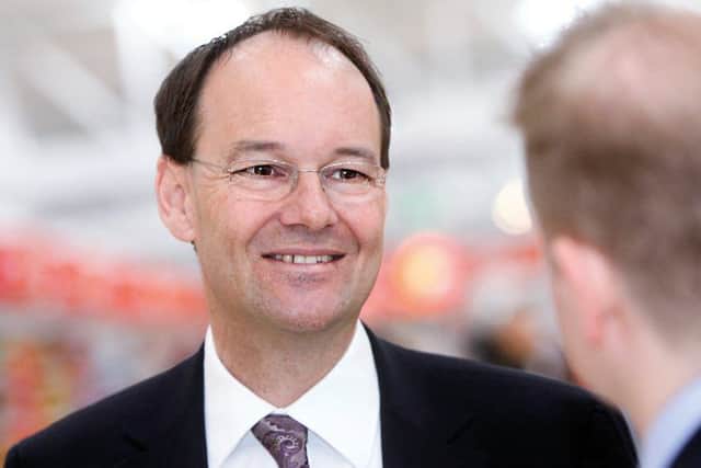 Mike Coupe blamed food price deflation and competition. Picture: Contributed