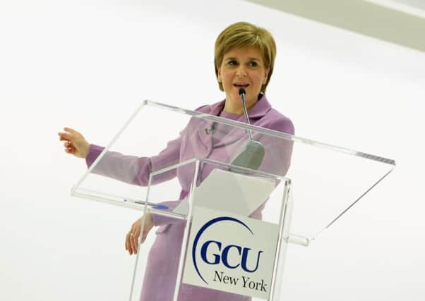 Nicola Sturgeon gave a keynote speech in Washington on the widening gulf between rich and poor. Picture: Getty Images