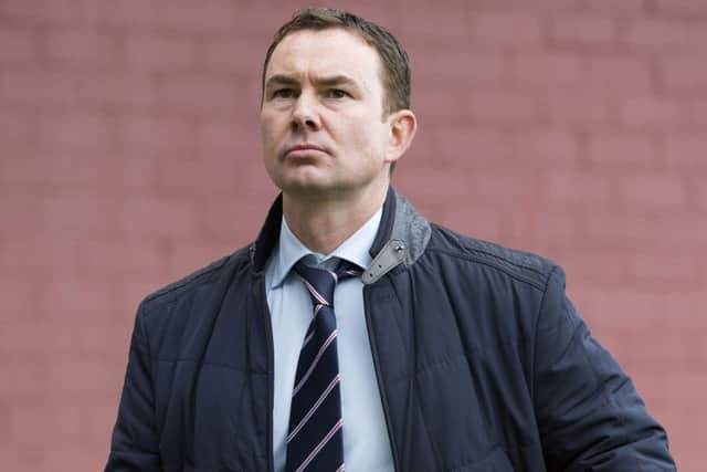 Derek Adams: Back in football. Picture: SNS