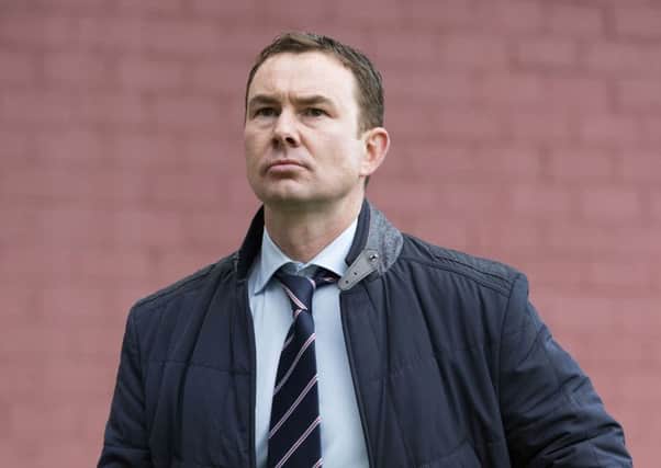 Derek Adams: Back in football. Picture: SNS