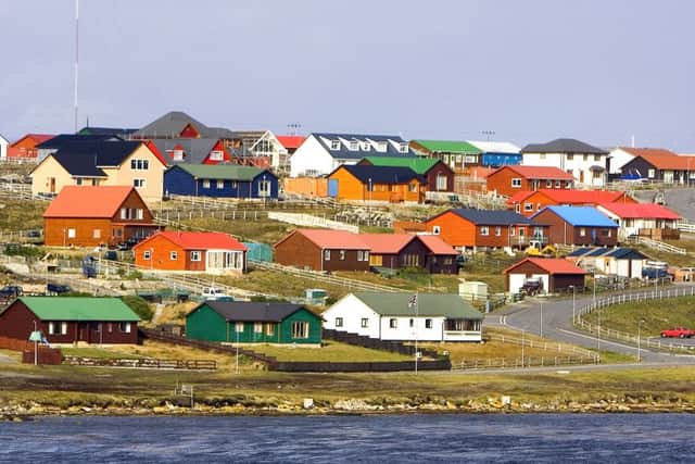 Port Stanley in the Falkland Islands. Picture: AP