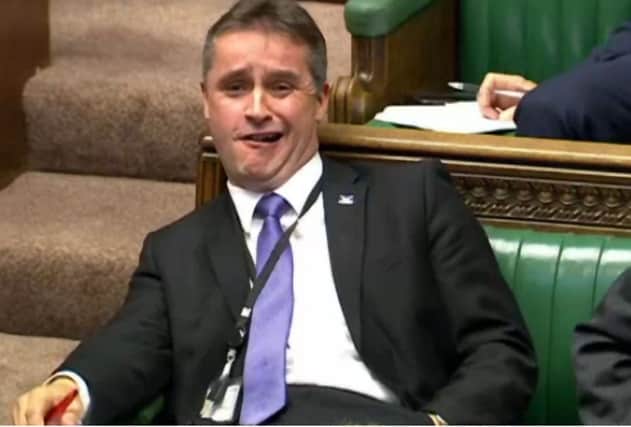 Angus MacNeil roars in the House of Commons. Picture: Contributed
